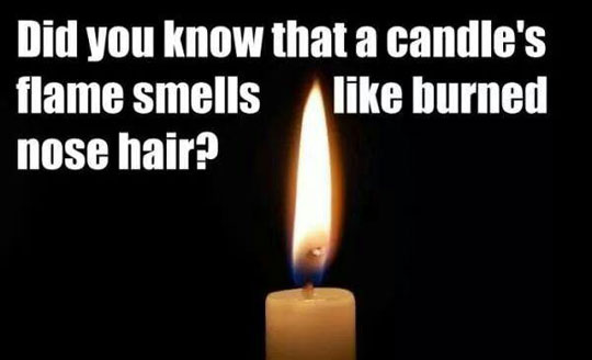 The Particular Smell Of A Candle Flame