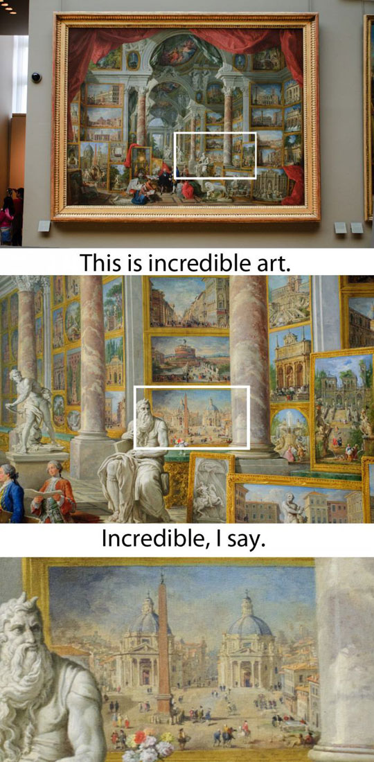 Art Show Within A Painting