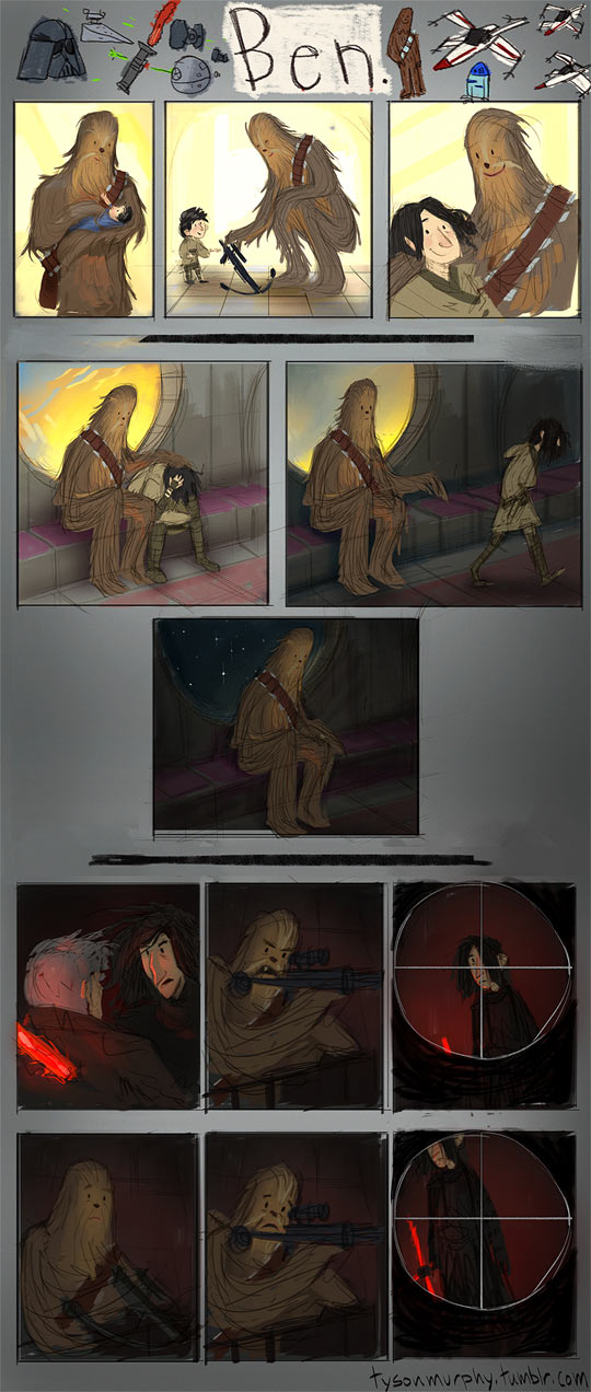cool-Star-Wars-comic-Ben-Chewbacca