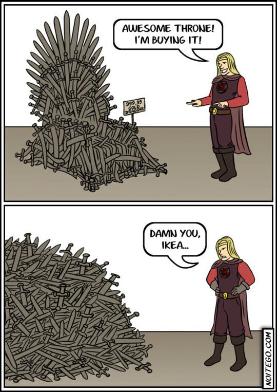 Ikea Makes The Iron Throne