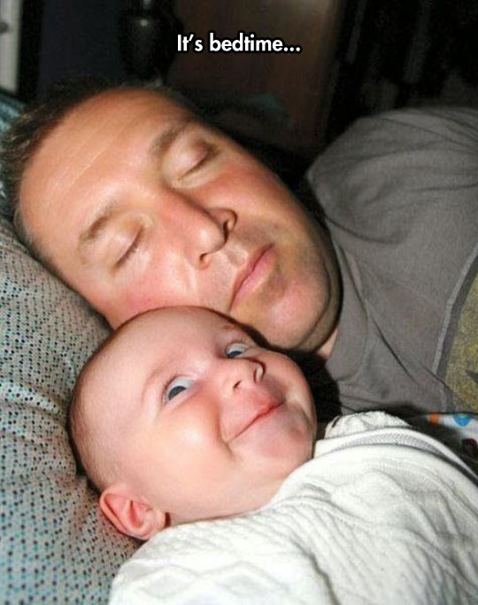 cool-dad-sleeping-baby-smiling