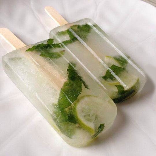 Ever Seen Mojito Popsicles?