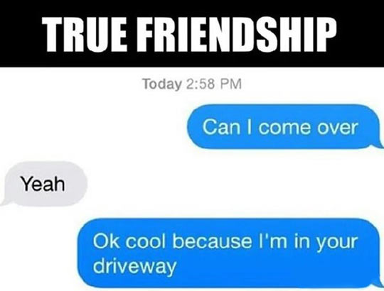 True Friends Will Know