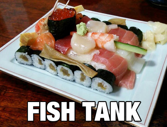 Clever Sushi Dish