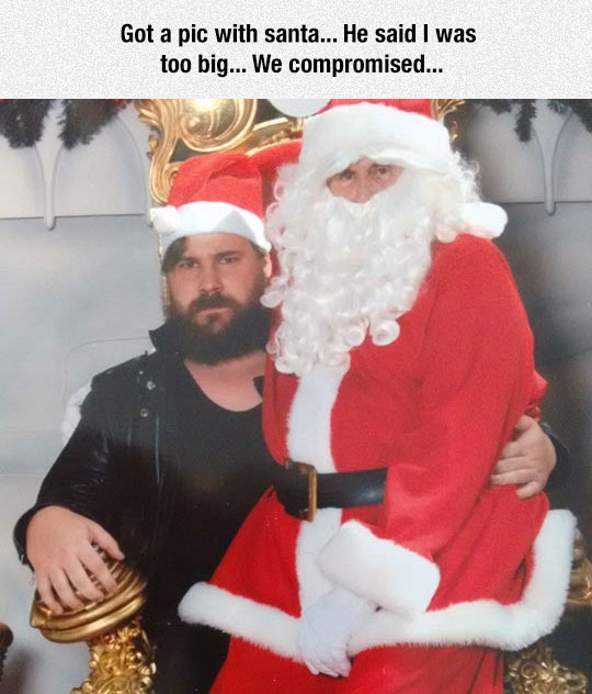 Too Big For A Santa Picture
