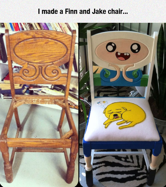 Adventure-Time-chair-painting