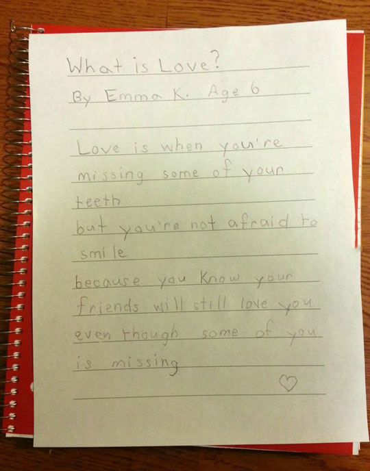 Definition Of Love By A Child