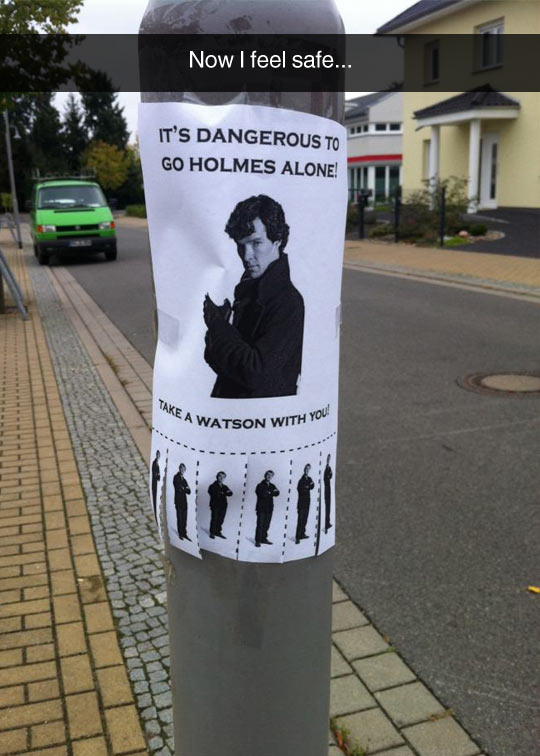 Dangerous To Go Holmes Alone