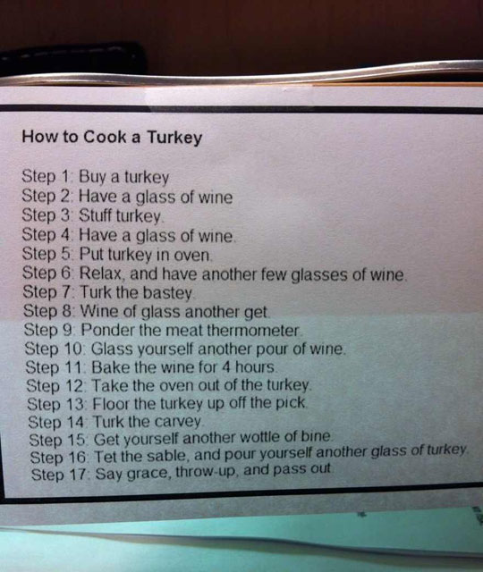 How To Turkey Your Cook