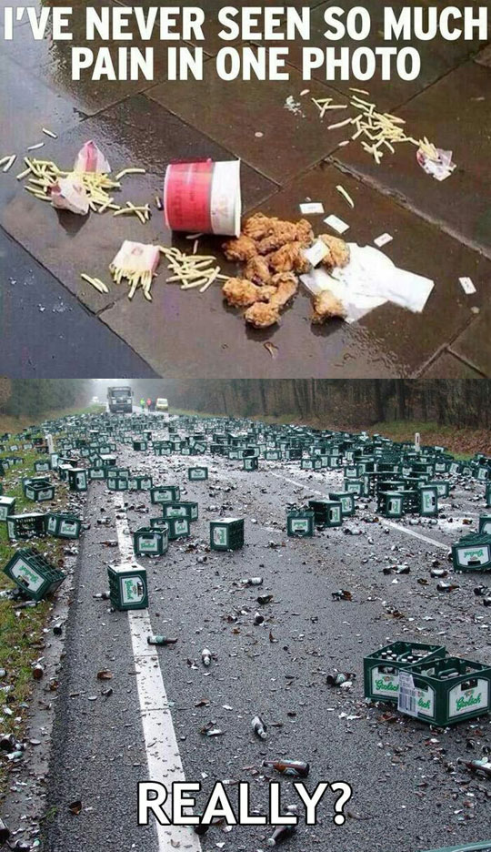cool-food-beer-spilled-truck