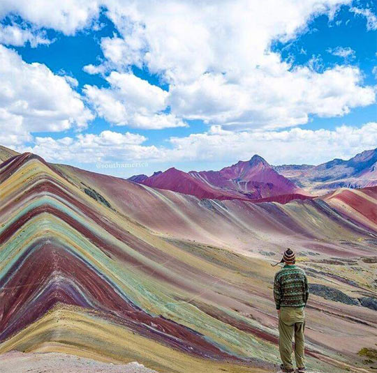 Rainbow Mountains Of Peru