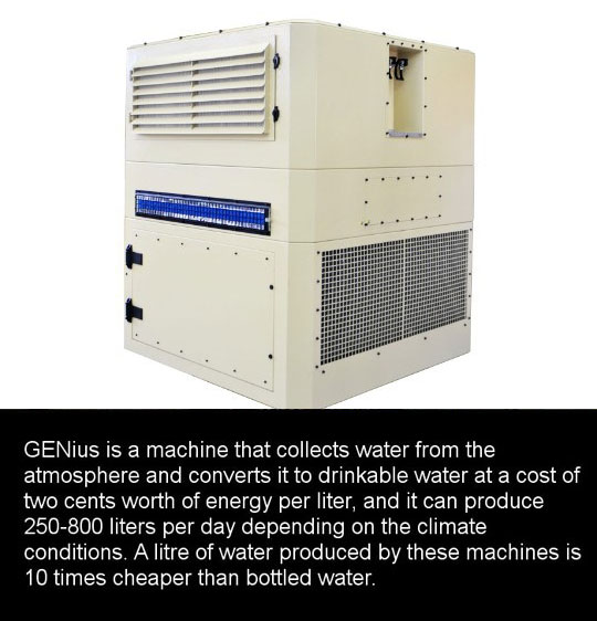 Incredible Machine Makes Drinking Water From Thin Air