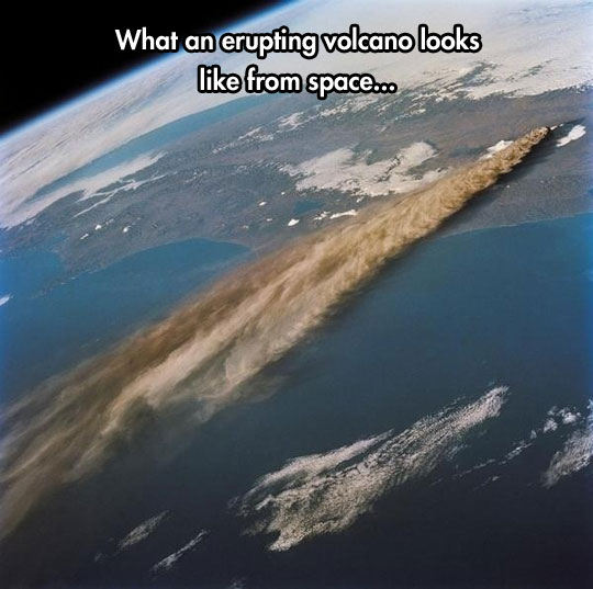 Volcano From Space