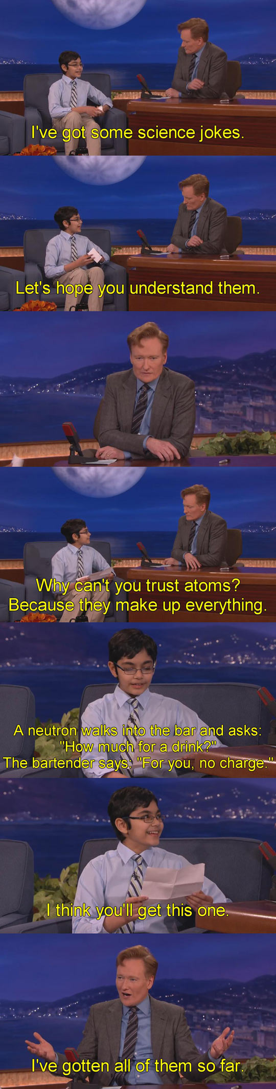 Conan Vs. Science Jokes
