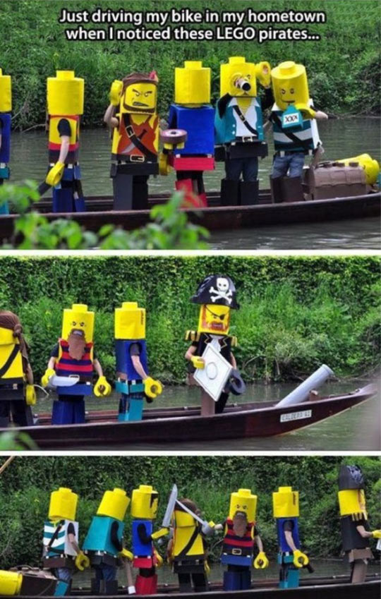 Real Life LEGO Pirates