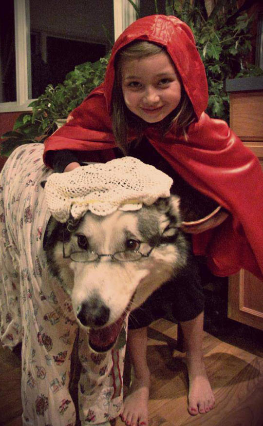 Just A Girl And Her Wolf