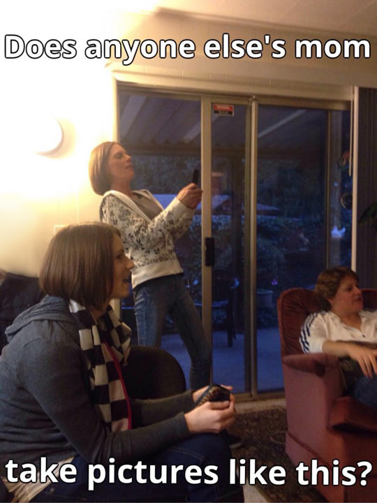 cool-mother-taking-picture-phone