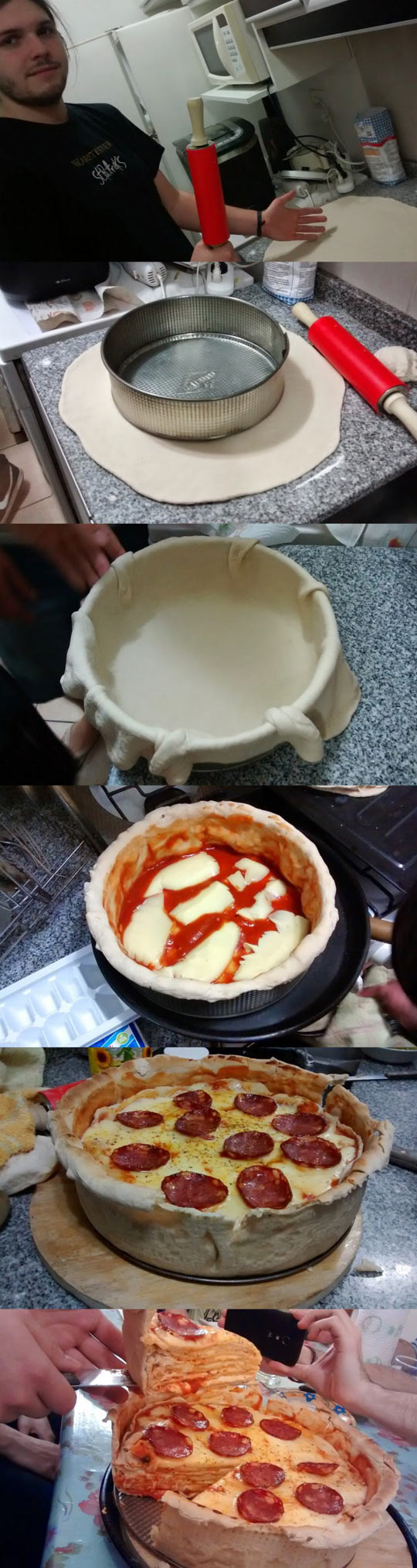 These Guys Made A Pizza Cake