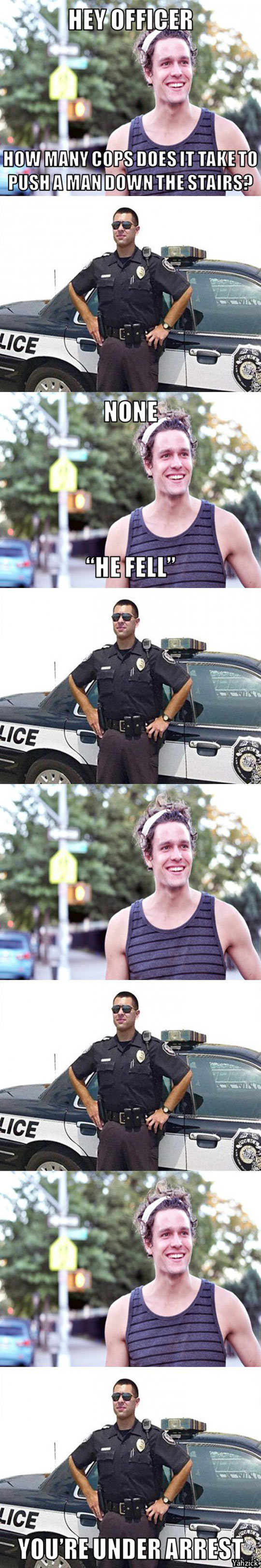 cool-officer-pun-joke-man-down-stairs