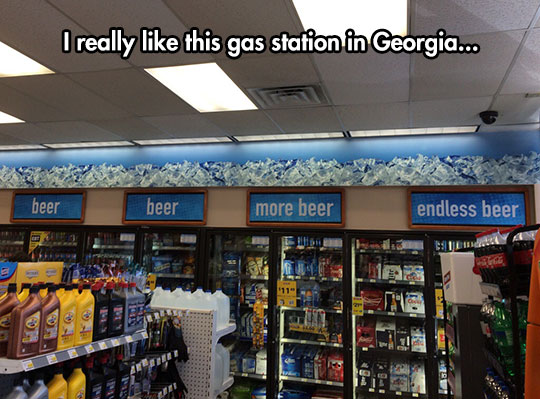 Now That My Kind Of Gas Station