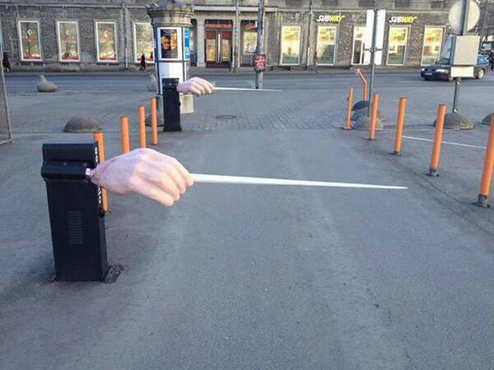 The Estonian National Opera Parking Entrance