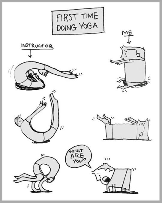 The Very First Time Doing Yoga