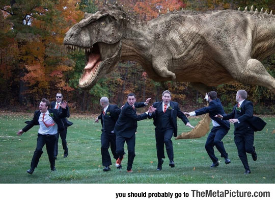 cool-groomsmen-dinosaur-running