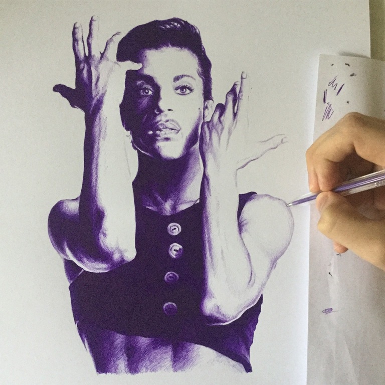 Stunning Ball Point Pen Art