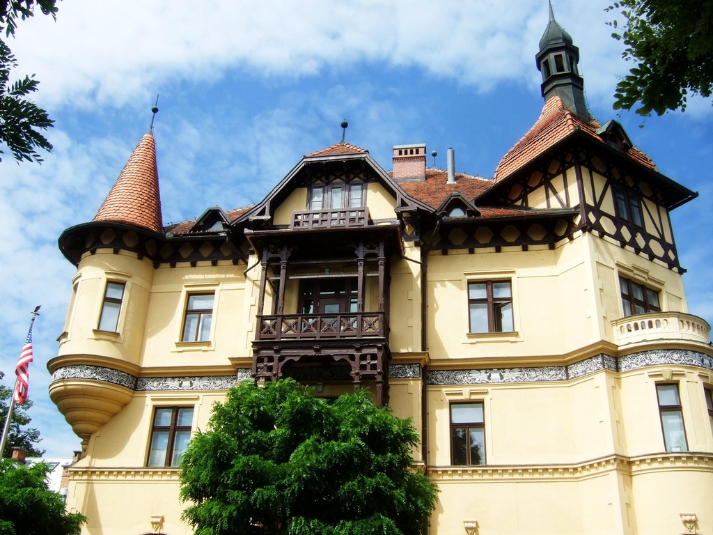 American embassy in Ljubljana, Slovenia