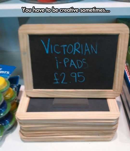cool-chalkboard-Victorian-iPad-sale