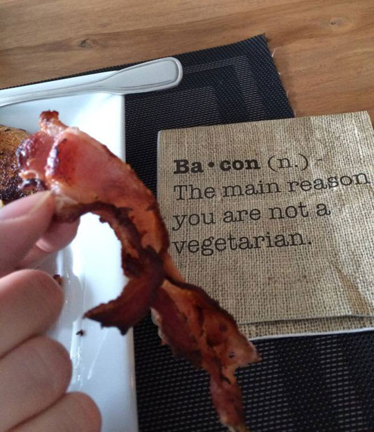 Pretty Accurate Definition Of Bacon