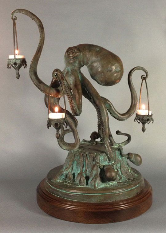 Magnificent Octopus Candle Holder