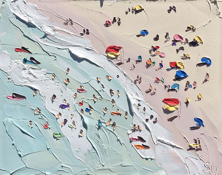 The beach