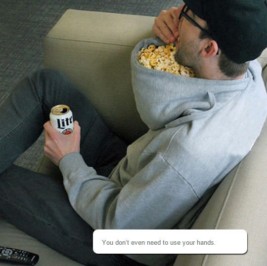 Popcorn Accessory For Lazy People