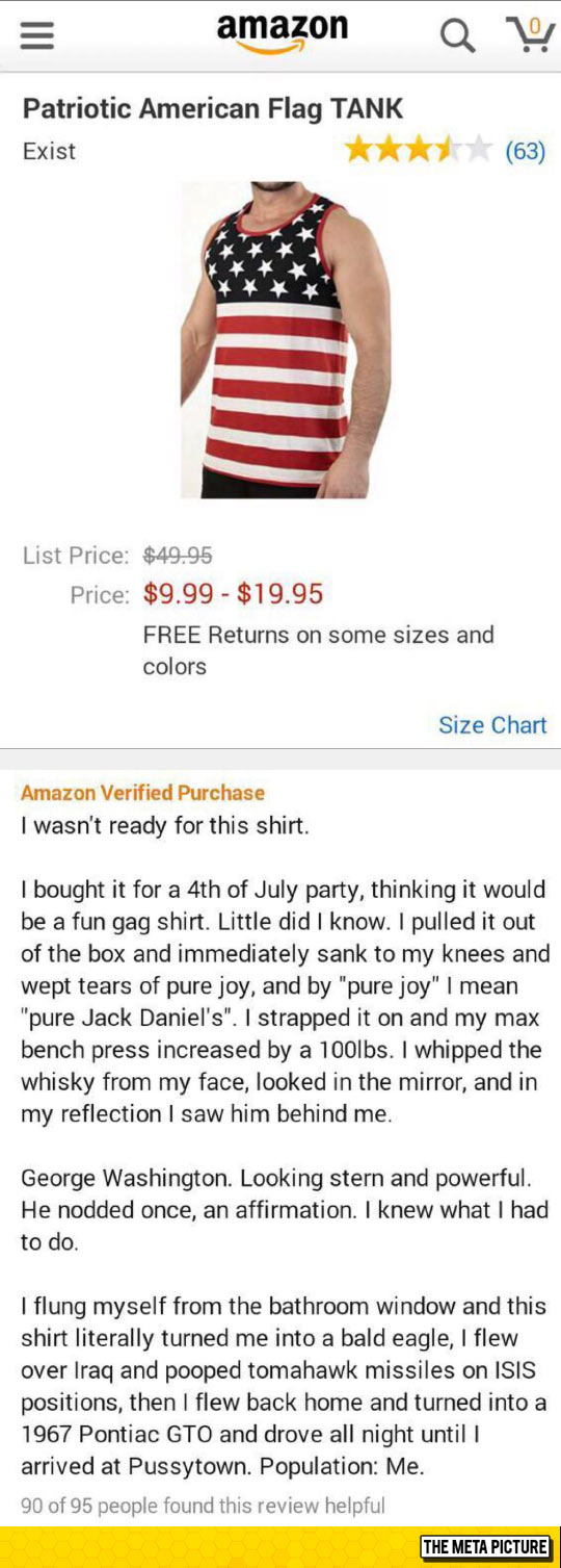 american flag shirt review