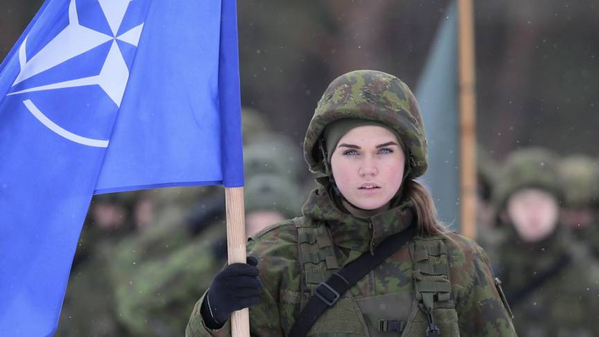 Beautiful NATO girl