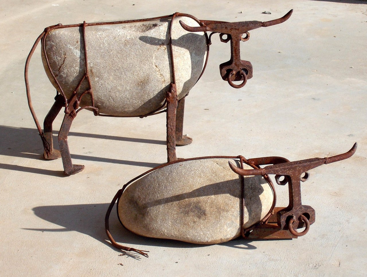 Bulls in modern art.