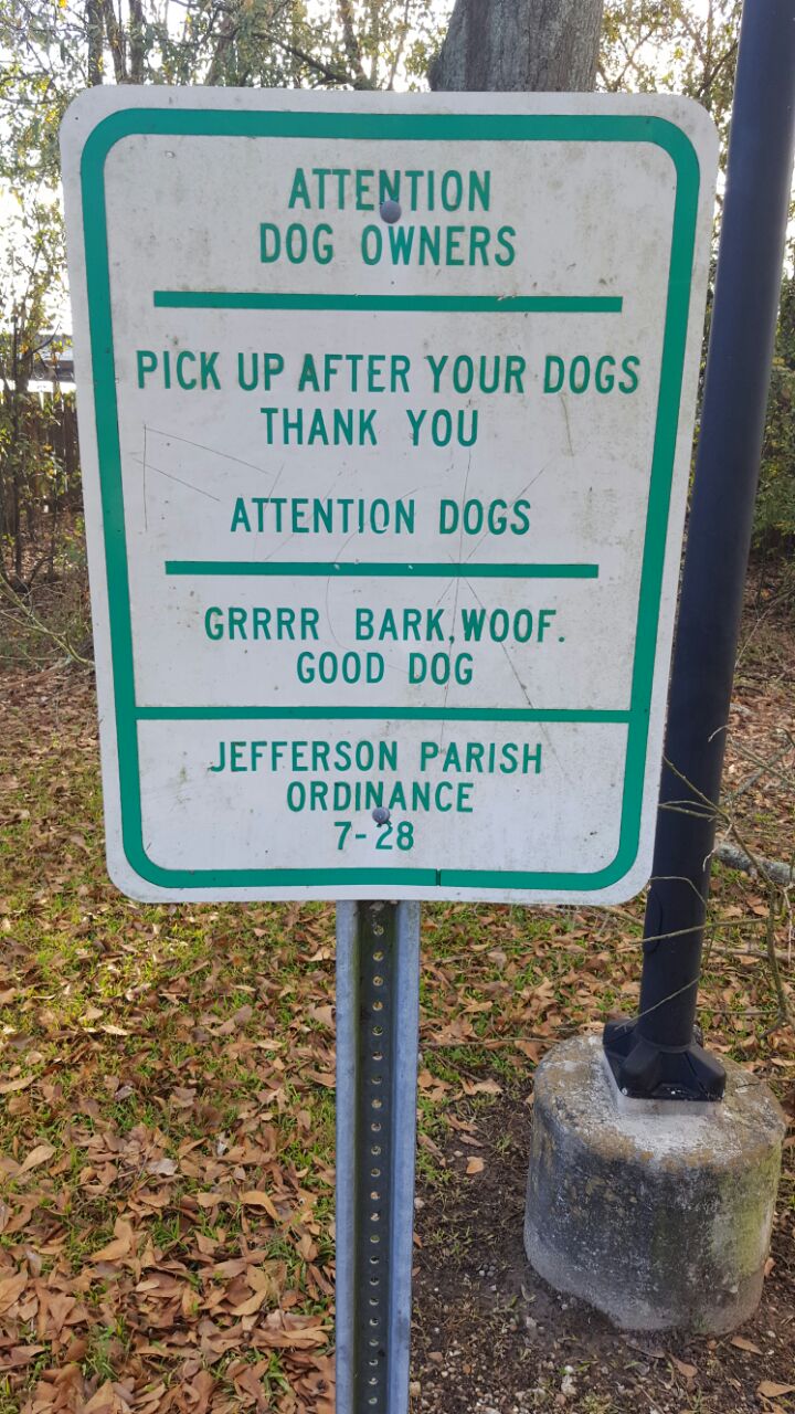 Multilingual Park Sign
