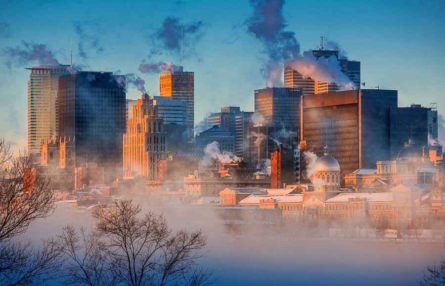 Montreal on a -30F morning