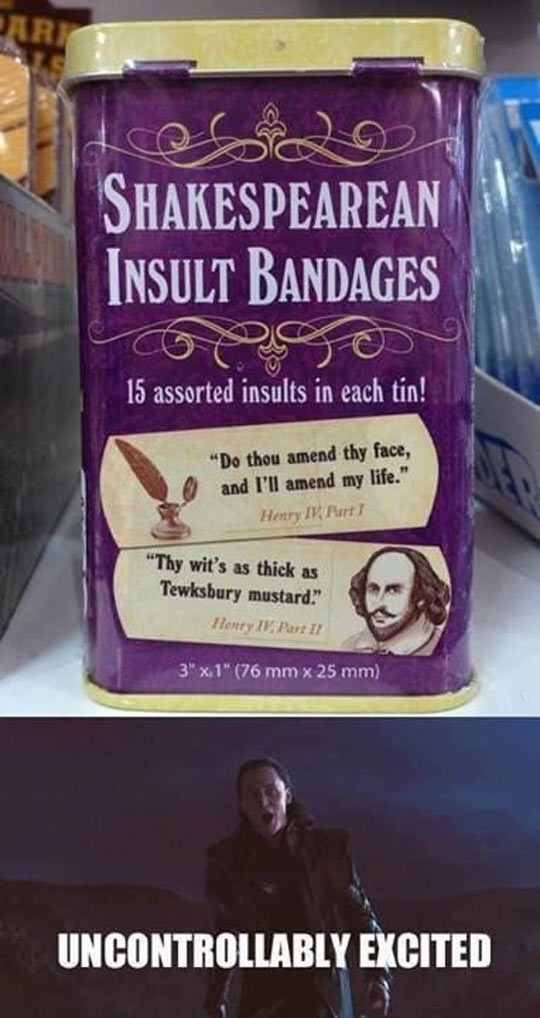Shakespearean Bandages