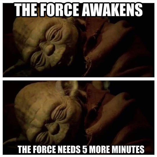 5 More Minutes The Force Needs