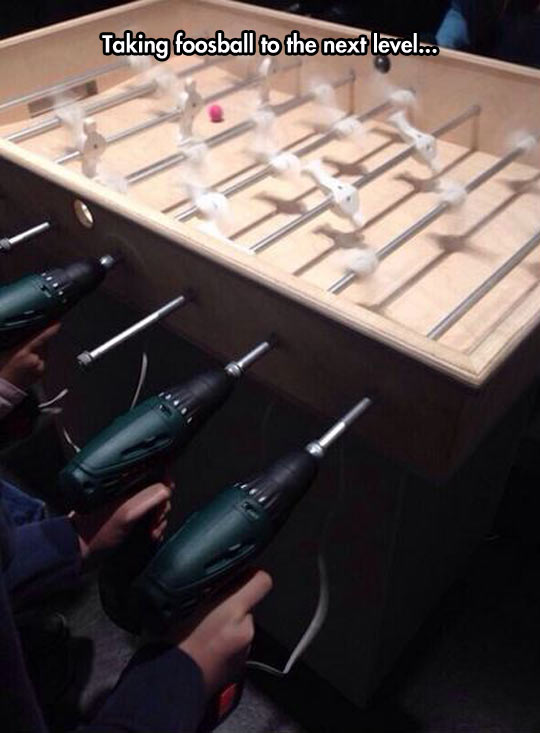 Foosball Just Got Serious