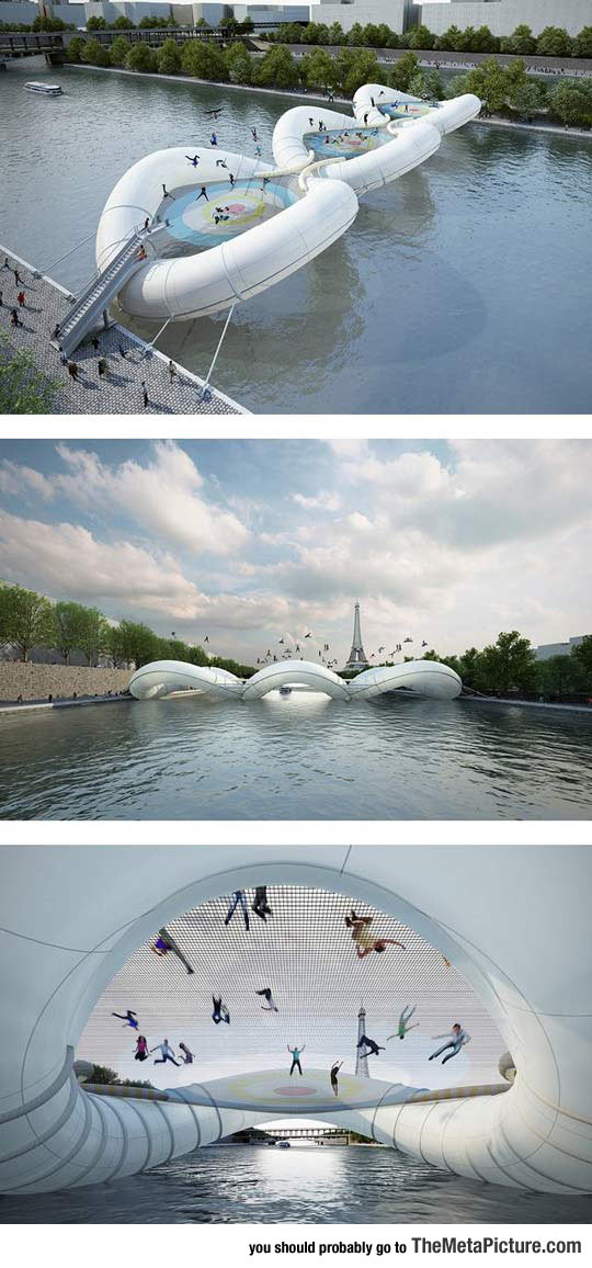 cool-inflatable-bridge-Paris-France-river