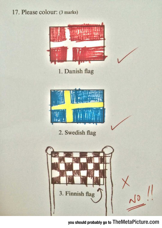Color The Flags