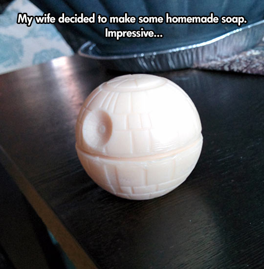 Death Star Soap