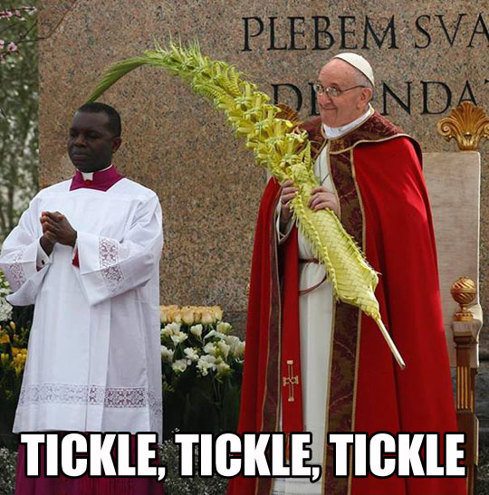 The Pope Loves Palm Sunday