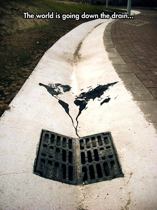 cool-street-graffiti-world-map-drain