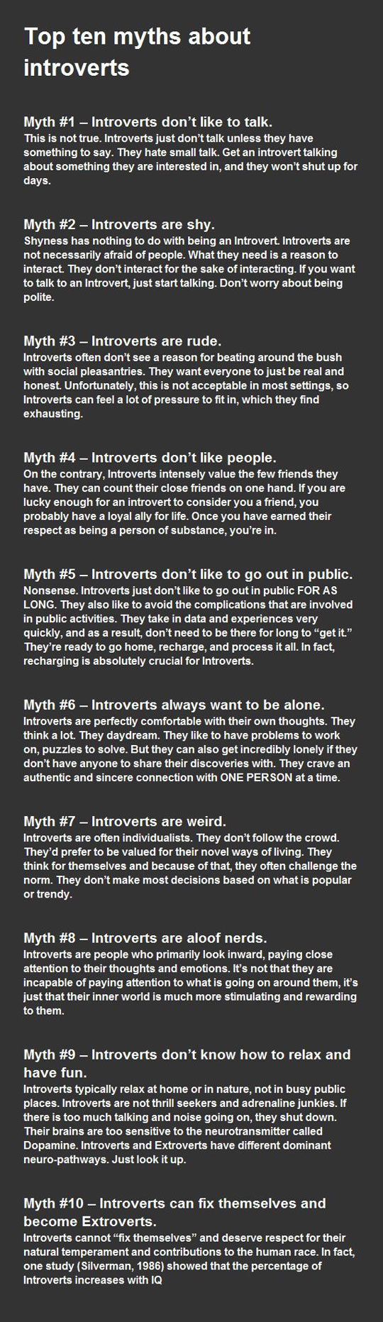 Myths About Introvert People