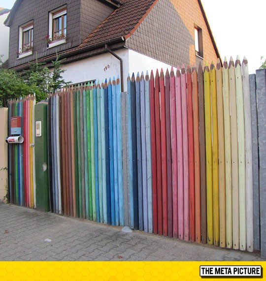 Awesome Pencil Fence