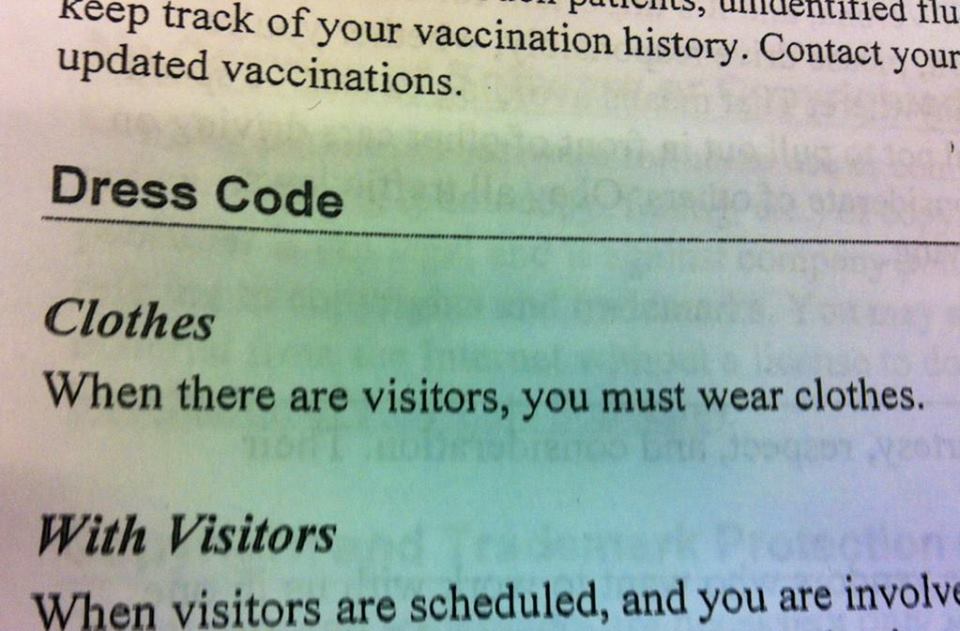 My company has a really strict dress code